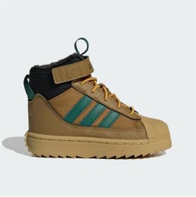 Resim adidas Superstar Winter Trek Bebek Kahverengi Bot JQ0341 