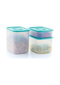 Resim Tupperware Yeşil Su Saklama Kabı 3'lü Set Çok Renkli 