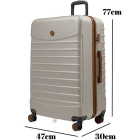 Resim Louisiana Polo Büyük Boy Valiz 4x2 Teker Vizon-taba 1168 Vizon - Taba 