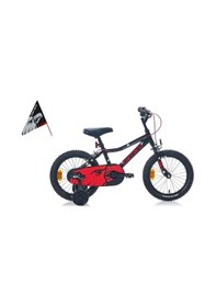 Resim Carraro Red Eagle Erkek Çocuk Bisikleti 250h V 16 Jant Mat Siyah Kırmızı Gümüş Çok Renkli 