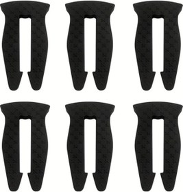 Resim Willowhaven Siyah 6 Parça Gaz Ocuğu Düğme Kilitleri - Dayanıklı Emniyet Kapağı, Kazayla Açılmayı Önler 