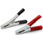 Resim Eltos Akü Takviye Maşası Mini Kırmızı-siyah 1 Çift 