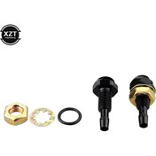 Resim Siyah-2 Adet Yüksek Kaliteli Fan Şeklinde Araba Temizleme Evrensel Yıkama Kaputu Ön Cam Su Püskürtücü Otomatik Silecek Jet Memesi 