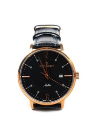 Resim Cortebert Kristal Cam Laci Kadran Erkek Kol Saati Rose Gold 