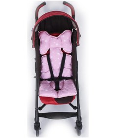 Resim Sevi Bebe Puset ve Oto Koltuğu Minderi ART-8376 Pembe Yıldız 