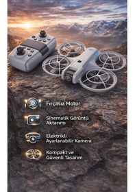 Resim Gelişmiş Görüntü Aktarımlı Kompakt Drone - Fırçasız Brushless Motorlu Hava Fotoğrafçılığı Seti 