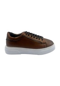 Resim Kemal Tanca 881 541 Erkek Hakiki Deri Spor Ayakkabı Sneaker Taba 