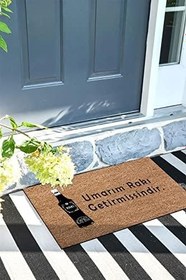 Resim Monnhein Umarım Rakı Kapı Önü Paspası Dekoratif Kapı Paspası Dış Mekân Paspas Ev İçi Paspası 45x70cm 