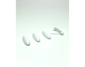 Resim Just Cheap Store 4 Adet Plastik Çengelli Eşarp ve Şal Iğnesi Beyaz 4 cm 