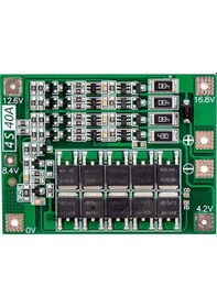 Resim 4s 14.8v/16.8v 40a Şarj Ve Deşarj Koruma Kartı 18650 14.4v Matkaplar İçin Kullanılır 4533 