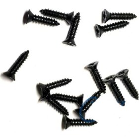 Resim Skygo Krm Klips, Menteşe, Ayak, Ağaç, Sunta Vidası 2,2x6,5mm - Siyah 100 Adet Krm 