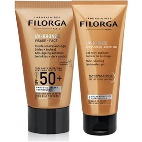 Resim Filorga UV-Bronze Visage Anti-Ageing BRONZE KiT 