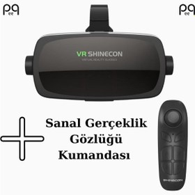 Resim Peeq SC-G07E Sanal Gerçeklik Gözlüğü + Sanal Gerçeklik Gözlüğü Kumandası 