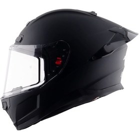 Resim Axor Saber Sc Full Face Motosiklet Kaskı Siyah Mat 