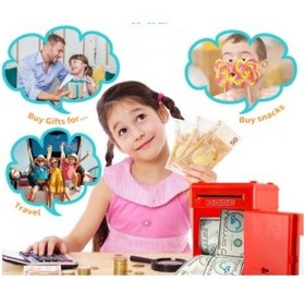 Resim Konyax Elektronik Şifreli Kasa Otomatik Atm Kumbara 