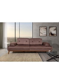 Resim Nelson Üçlü Koltuk Babyface Kahve Kahve 