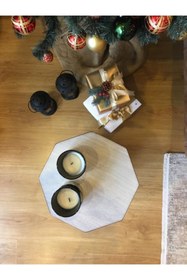 Resim Dipole Furniture Beyaz Doğal Ahşap Ceviz Kaplama Darbuka 