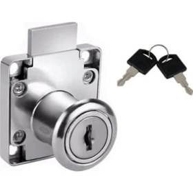 Resim AyrStore Metal Kare Dolap Çekmece Kilidi,yedek Anahtarlı Çekmece Dolap Kilidi (1) 