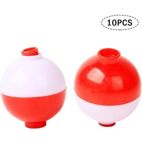 Resim Yaleker 32mm Plastik Top Şeklinde Süzgeç, 10 Adet Paket - Su Ürünleri İçin Deniz Ve Göl Kullanıma Uygun 