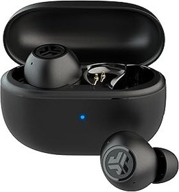 Resim JLab Go Pop ANC Akıllı Aktif Gürültü Önleyici Kulaklık, Bluetooth Kulaklık, 24+ Saat Çalma Süresi Kablosuz Kulaklık, IP55 Ter Dayanımlı Mikrofonlu Kulak Tomurcukları, Net Aramalar ve Çok Noktalı Siyah 