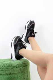 Resim lady classy Kadın Siyah Rahat Kalıp Spor Ayakkabı 