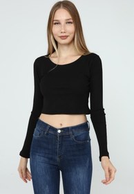 Resim DRR Moda Uzun Kol Kaşkorse Bluz 
