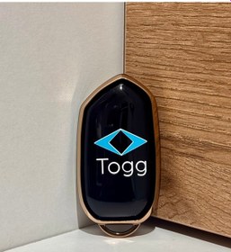 Resim Amblemli Togg T10x-t10f Uyumlu Anahtar Kılıfı Siyah 