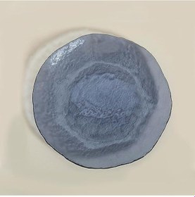 Resim Dune Servis Tabağı, Mavi/ 28cm Açık Gri 