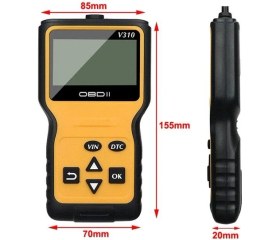 Resim Obd Araç Teşhis Arıza Tespit Cihazı LCD Ekran 