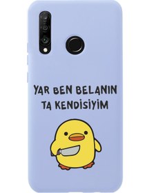 Resim mooodcase Huawei P30 Lite Uyumlu Katil Civciv Desenli Premium Silikonlu Telefon Kılıfı 