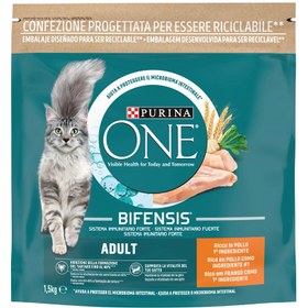 Resim Purina One Yetişkin Kediler İçin Tavuk Etli Kuru Kedi Maması 1,5 Kg 