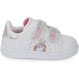 Resim M.P Pepino By23-206 Cırtlı Bebe Sneaker Spor Ayakkabı Beyaz - Gümüş 