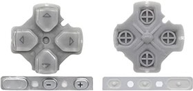 Resim OSTENT Sony PSP 3000 Serisi Konsol için Düğmeler Tuş Takımı Onarım Değiştirme - Renk Gümüş 