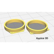 Resim Ayyüce 3d, Mini Cooper R53 16,5cm Hoparlör Aparatı , Siyah,2x 