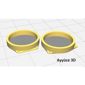 Resim Ayyüce 3d, Mini Cooper R53 16,5cm Hoparlör Aparatı , Siyah,2x 