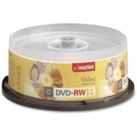 Resim Imation DVD-RW 4.7GB 4X 25 Adet Cakebox 