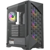 Resim Fazeon F8 650W 80PLUS Bronze Mesh 4X120MM Argb Fanlı E-Atx Bilgisayar Kasası 