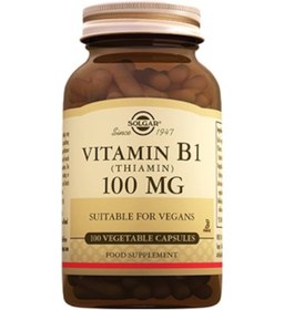Resim Solgar Vitamin B1 Thiamin 100 MG 100 Kapsül 
