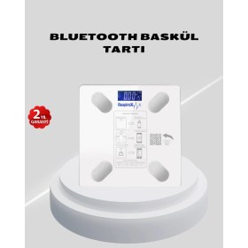 Resim AyrStore Akıllı Bluetooth Tartı – 8 Farklı Ölçüm Verisi, Otomatik Kişi Tanıma 