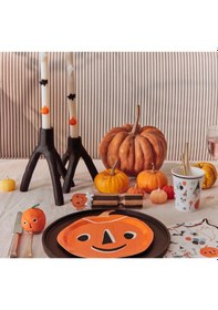 Resim Meri Meri - It's Halloween Plates - Cadılar Bayramı Tabak 8'li 