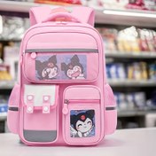 Resim Sanrio için for kuromi Hafif Sırt Çantası - Sevimli Oxford Kumaş Öğrenci Çantası, Ayarlanabilir Omuz Askıları, Çoklu Cep ve Organizasyon Bölümleri, Seyahat ve Günlük Kullanım için Yeşil Karikatür Tasarımı, Okul Çantası 