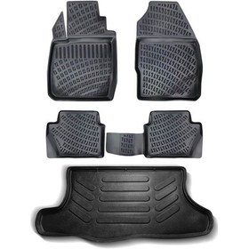 Resim Rizline Ford Fusion 3D Paspas Ve Bagaj Havuzu Seti 