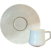 Resim Evaliza Paisley Gold 6 Kişilik Çay Fincan Takımı 130 ml 