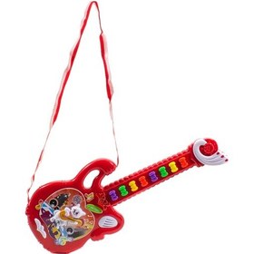 Resim Oyuncak Gitar Işıklı Sesli Efsane Gitar Kırmızı 40 Cm 
