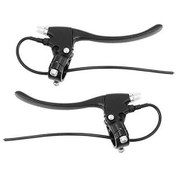 Resim Alüminyum Fren Kolu Seti Siyah 6mm Ayna Yuvalı E-bıke 