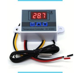 Resim Dijital Termostat XH-W3002 LED Ekranlı Sıcaklık Kontrol Cihazı 220V 