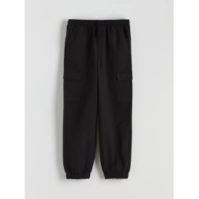 Resim LC Waikiki Lcw Kids Siyah Regular Fit Erkek Çocuk Jogger Pantolon 