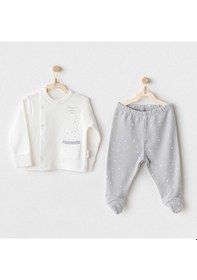 Resim Andywawa Mommy's Little Star 2'li Zıbın Seti Ac25704 Gri 