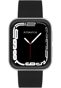 Resim FitWatch FT202301AM0202 Metalik Gri-Siyah Akıllı Kol Saati FitWatch