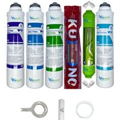 Resim Pemax Water Solutions Kapalı Kasa Su Arıtma Cihazlarına Tak Çevir 6'lı Orijinal LG Kuno Mebran Alkali -Tatlandırıcı 